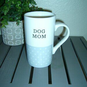 Dog Mom Tall Ceramic Mug, NEW WITHOUT TAG